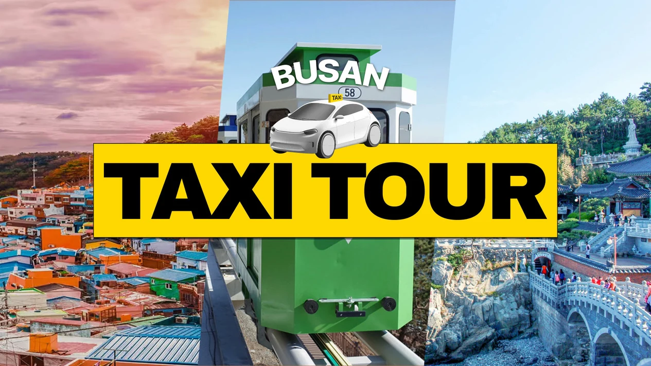 Taxi tours of famous areas across Korea (private taxi tours)