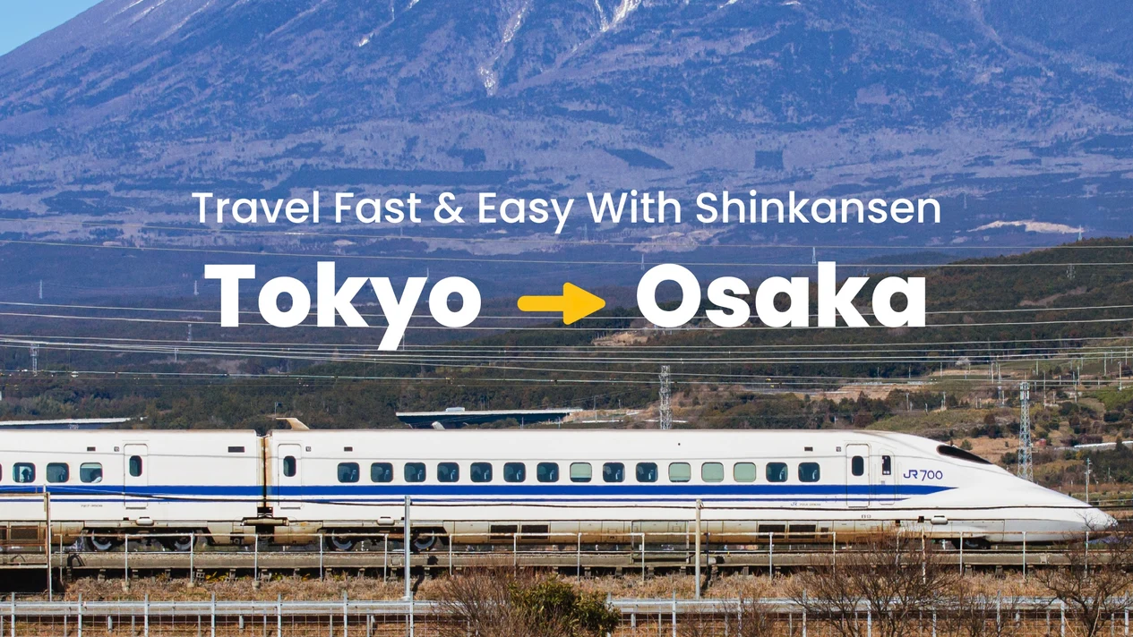 JR Shinkansen Tokyo to Osaka Train Ticket (Bullet Train)