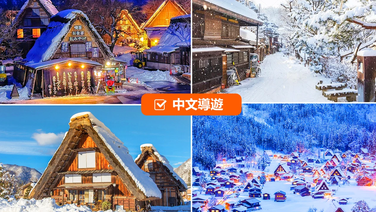 2025 Winter Limited | World Heritage Takayama Shirakawa-go Illumination Day Tour (optional small group) | Depart from Nagoya/Takayama