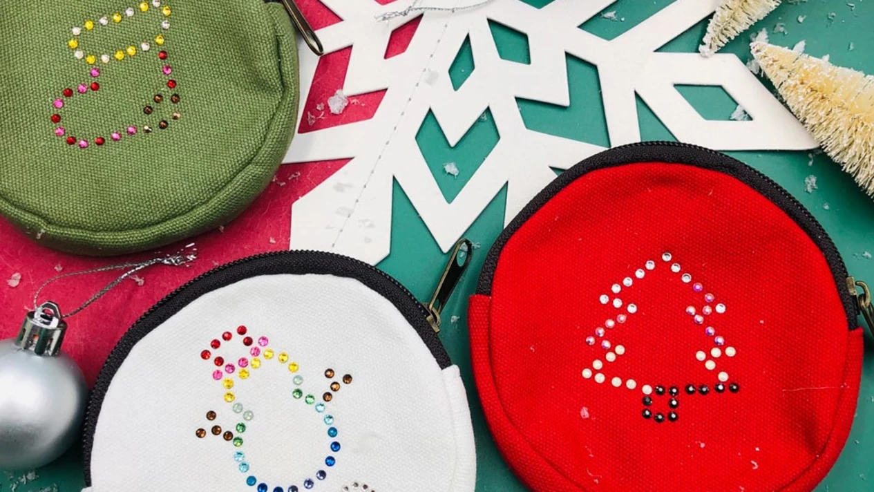 Taipei｜One-day Designer｜DIY Handicraft Course｜Christmas Coin Purse Series｜Material Pack Available for Home Delivery