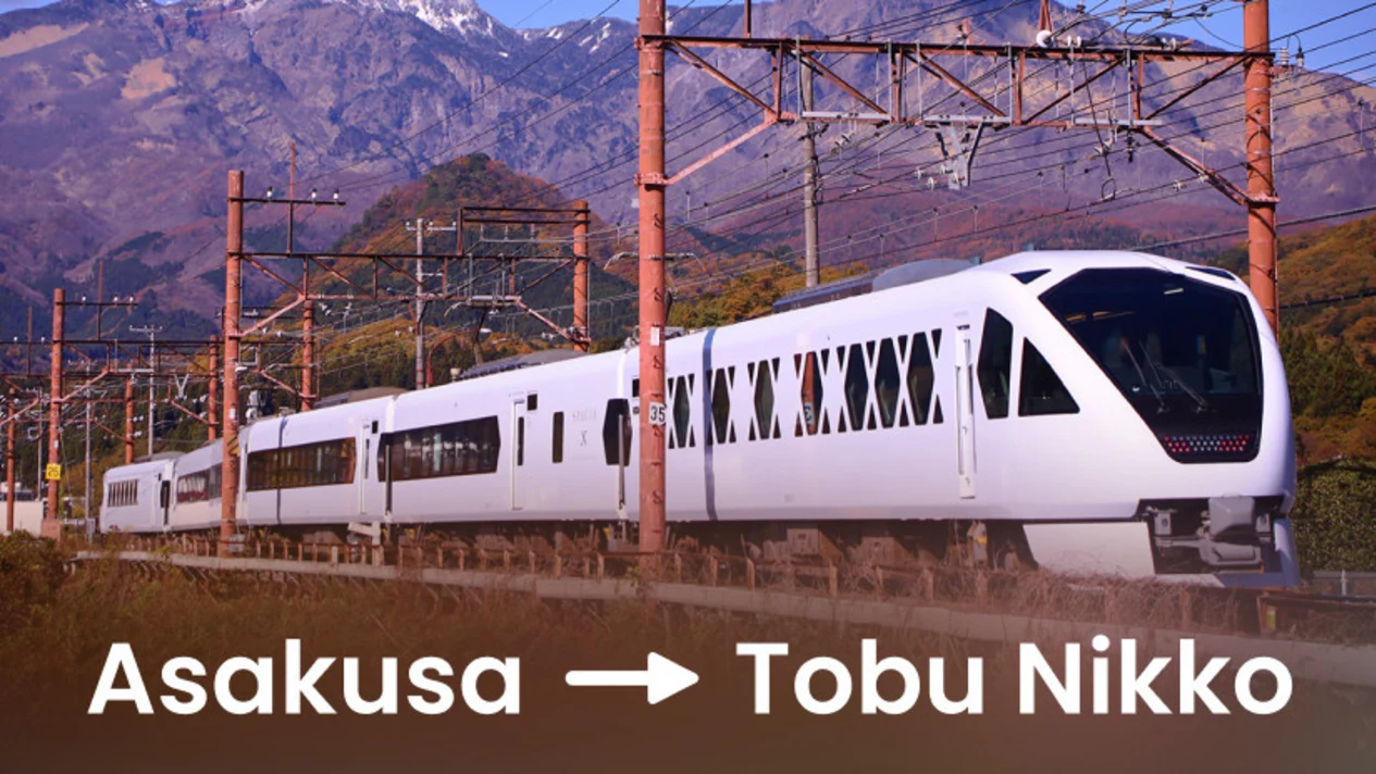 Japan Asakusa to Tobu Nikko Express Train Ticket