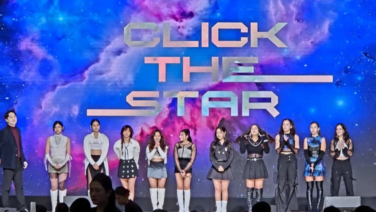 K-Pop舞蹈課和ClickTheStar偶像的短片拍攝