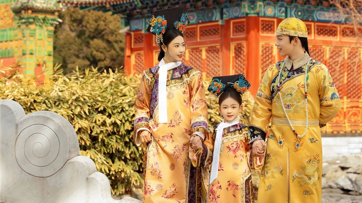 北京:中國清朝宮廷古裝寫真攝影