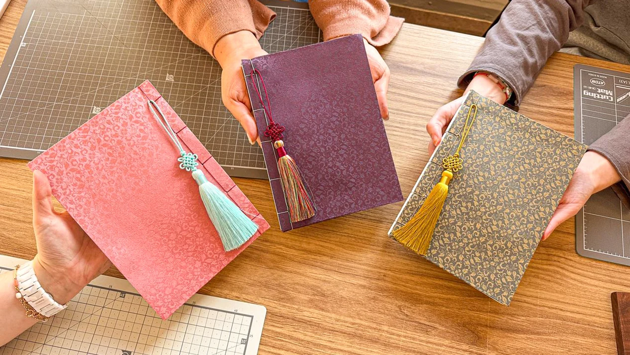 Korean traditional notebook making course