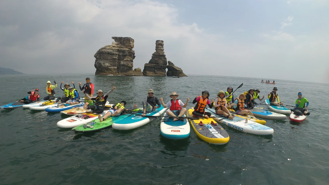 New Taipei｜Jinshan Candlestick Shuangyu SUP Stand-up Paddling Experience