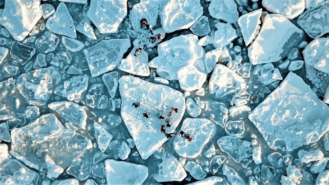 Hokkaido drift ice walking experience