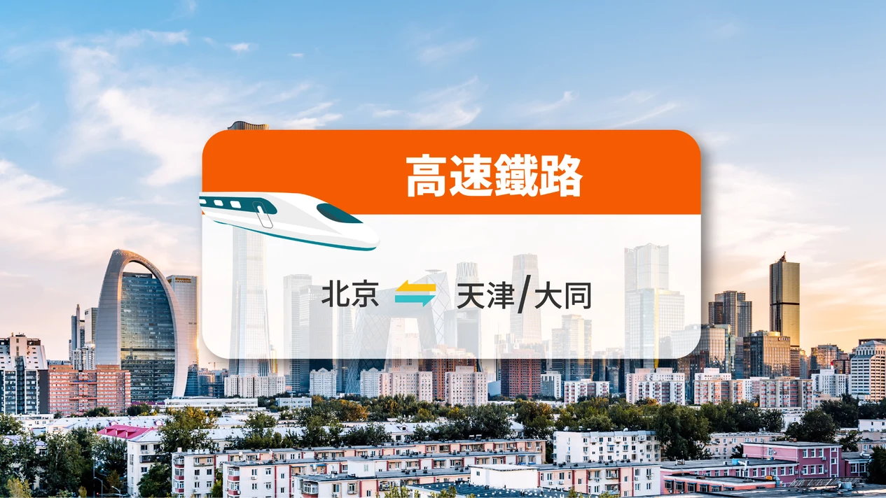 【中國鐵路】北京來往天津/大同 高鐵票