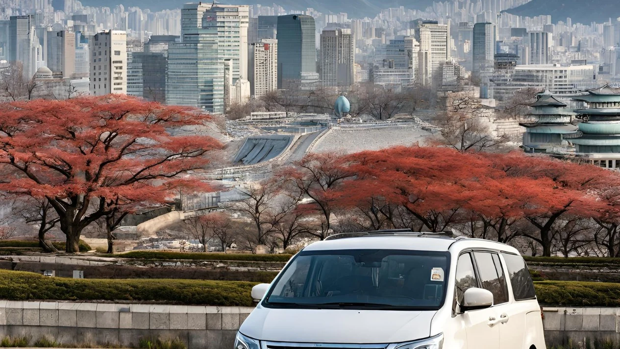 Private car rental from Seoul to nearby suburbs (with driver)