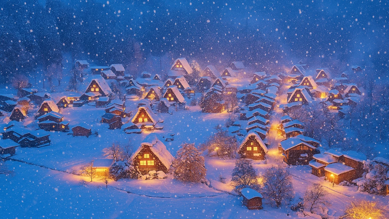 2025 Shirakawa-go Light-up & Hida Takayama & Nabana-no-Sato 2-Day Bus Tour (Accommodation & Tickets Included) (Depart from Osaka)