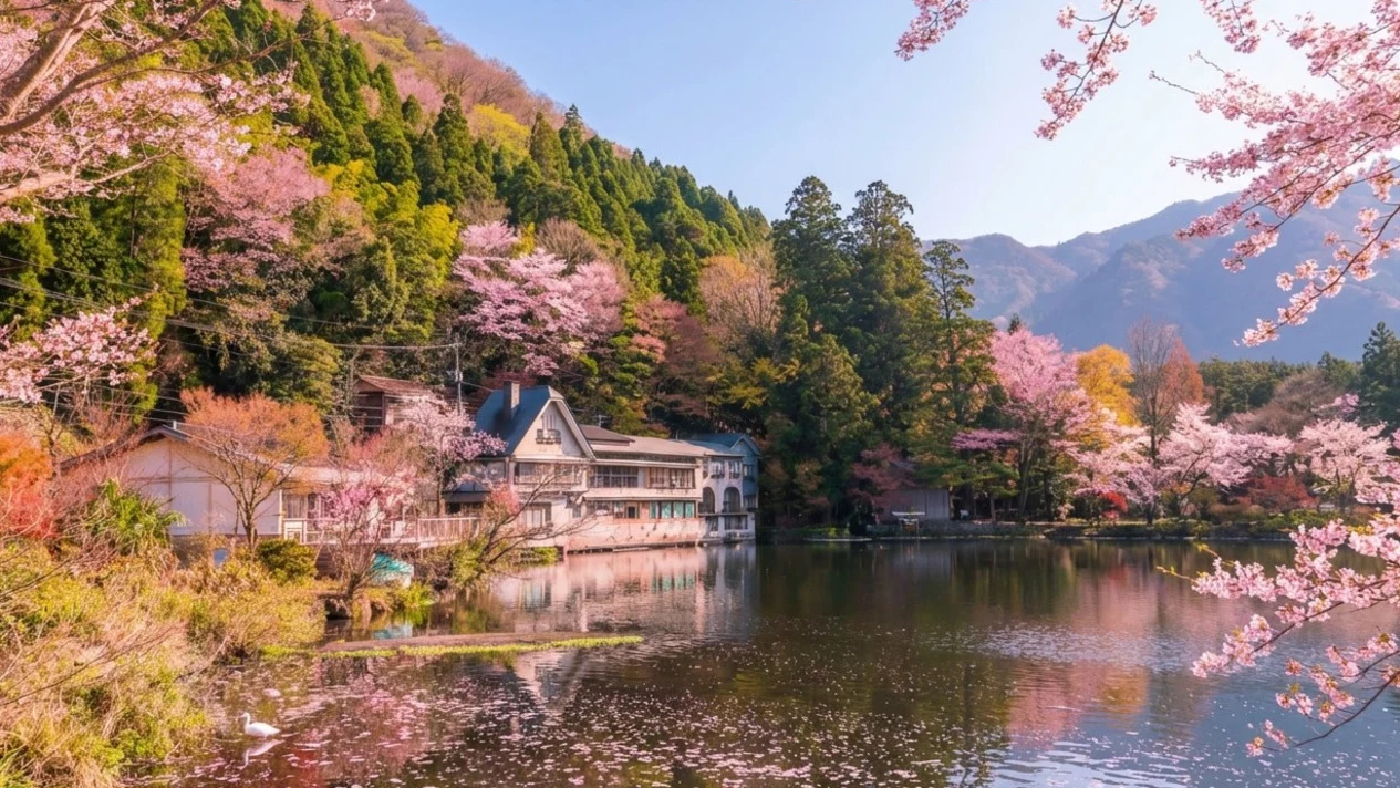 [Cherry Blossom Limited] Kyushu Saga Cherry Blossom Viewing Spots Day Tour｜Dazaifu & Yutoku Inari Shrine & Oo Shrine & Mifuneyama Rakuen & Asahioka Park (Depart from Fukuoka)