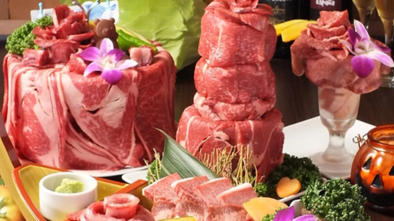 Nikuyanodaidokoro Japanese Beef Yakiniku All-You-Can-Eat - Sanjo Kawaramachi, Kyoto