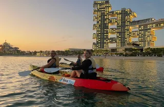 Palm Jumeirah Kayak Tour in Dubai at Dubai