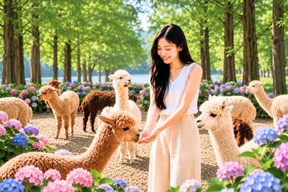 Nami Island Tour dari Seoul: Alpaca & Rail Bike