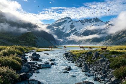 Tur Sehari Mount Cook & Lake Pukaki