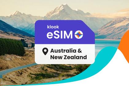 eSIM 5G Australia & Selandia Baru