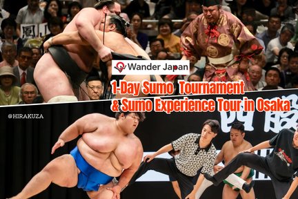 1-Day Grand Sumo Tournament & Sumo Experience Guide Tour in Osaka