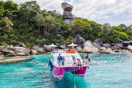 From Phuket: Similan Islands Luxury Trip by Speed Catamaran