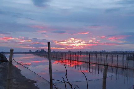 Excursion d'une demi-journée au coucher du soleil à Tam Giang avec dîner au restaurant flottant