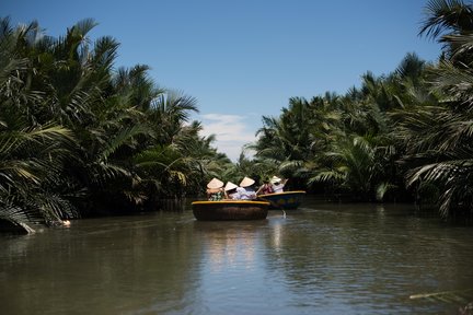 Boleto de entrada al paseo en bote de la cesta del bosque de coco en Hoi An