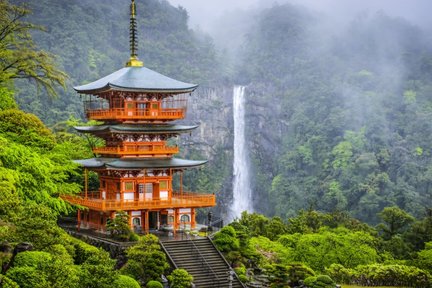 Mount Koya Wakayama & Nachi Waterfall Private Day Tour