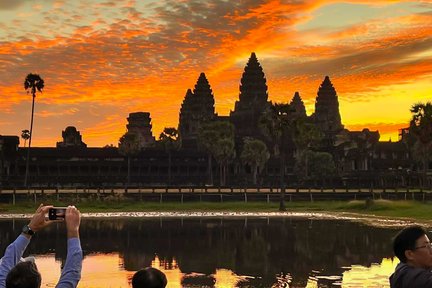 Tour privado de Angkor Wat en tuk-tuk