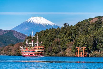 1-tägige Bustour zum Berg Fuji und Hakone ab Tokio