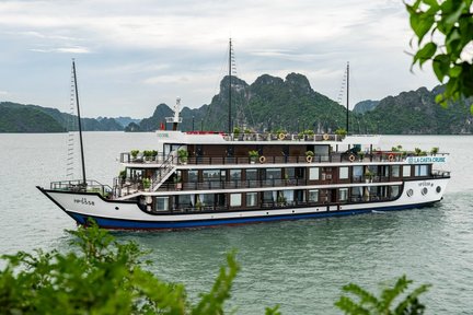 [เส้นทางใหม่] ทัวร์ล่องเรือที่ฮาลองเบย์และลันฮาเบย์ 2 วัน 1 คืน โดย La Casta Cruise