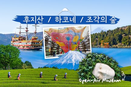 후지산 / 하코네 / 오시노 핫카이 / 오부치사사바 하이라이트 포토 스팟 일일 투어 (한국어 가이드 / 도쿄 출발) 