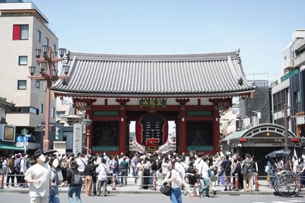 ทัวร์เดินชมวัฒนธรรมและอาหารที่ย่านอาซากุสะในโตเกียวหนึ่งวัน