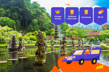 Bali Private Car Rental With Driver (Per Zone)