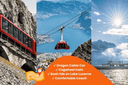 Pilatus Guided Tour with Cable Car, Cogwheel and Lake Cruise