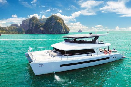 Krabi: Half Day Luxury Cruise  By Power Yacht Catamaran