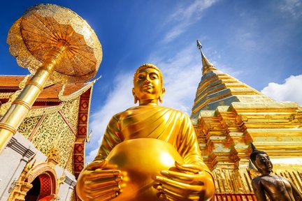 Lawatan Separuh Hari ke Doi Suthep, Hmong Village, Wat Umong di Chiang Mai