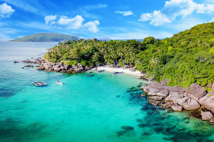 Bersiar-siar di 3 Pulau Phu Quoc termasuk Roi, Gam Ghi, Mong Tay atau May Rut dengan Bot laju