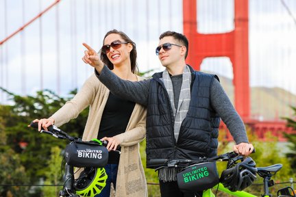 Fahrradverleih an der Golden Gate Bridge von Unlimited Biking