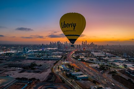 Heißluftballonflug in Melbourne