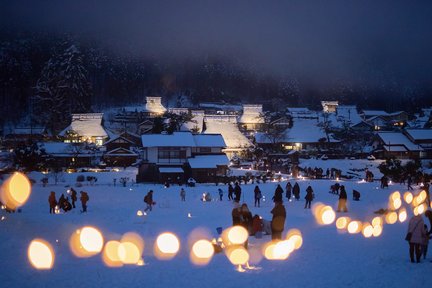 京都: 清水寺&美山茅屋之裏雪燈廊夜間點燈 一日遊 (大阪出發精緻小團)