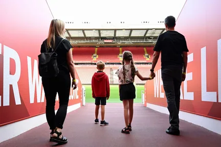 Liverpool FC Anfield stadium and museum rail trip from London