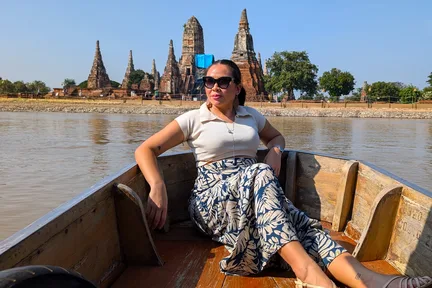 From Bangkok/Pattaya: Ayutthaya Private Day Trip with Boat Tour