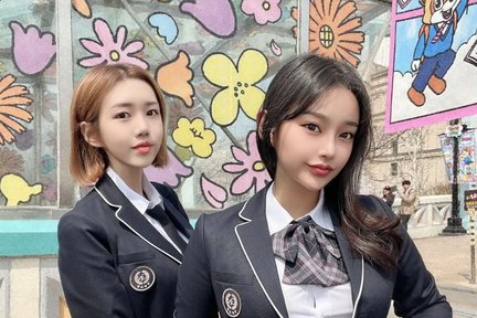 Noleggio di uniformi scolastiche stile K di Gangnam Gyobok a Seoul