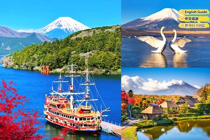 Mt. Fuji and Hakone "Land, Sea, and Air" Exploration Tour (with Free Hakone Skycar Cable Car, Departs from Tokyo)