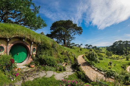 Tour privato della grotta delle lucciole di Hobbiton e Waitomo