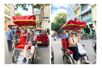 Hanoi's Authentic Cyclo Tour of History and Street Food