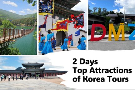 2 Days Top Attractions of Korea Tours (DMZ+Seoul City Tour)