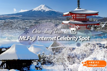 [Mt. Fuji popular seasonal attractions] Mt. Fuji Ladder Town & Hikawa Watch Shop & Oshino Hakkai & Oishi Park or Kawaguchiko seasonal limited-Rainbow Flower Festival & Lawson convenience store one-day tour (depart from Tokyo)