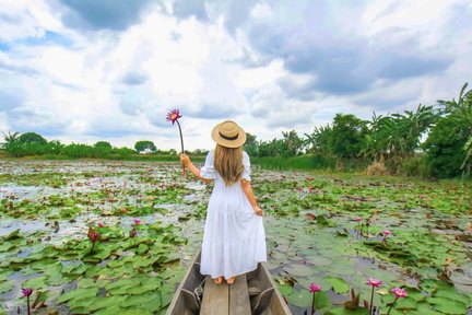 Nakhon Pathom Day Tour: Red Lotus Pond, Bubble in the Forest oleh AK