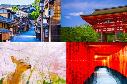 Kiyomizu-dera & Fushimi Inari Taisha One Day Tour from Osaka/Kyoto