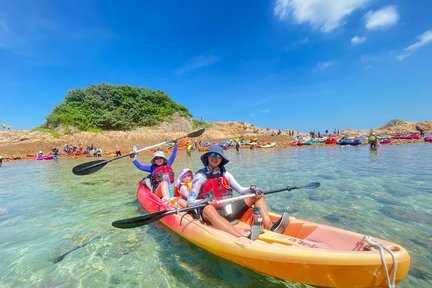 กิจกรรมพายเรือแคนูและดำน้ำตื้นที่เกาะกรีนเอ้กไอส์แลนด์ในไซกุงหนึ่งวัน