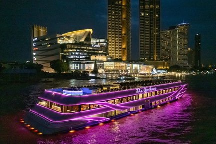 Du thuyền ăn tối sang trọng Opulence trên sông Chao Phraya