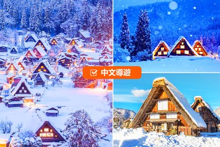 2025 Winter Limited｜World Heritage·Takayama Shirakawa-go Light-up Day Tour (Including Observation Deck Ticket & Dinner)｜Depart from Nagoya